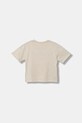 Dziewczynka Calvin Klein Jeans t-shirt bawełniany dziecięcy IG0IG02973.9BYA beżowy