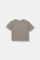 Детская хлопковая футболка Calvin Klein Jeans IG0IG02973.9BYA серый AW25