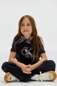 Детская хлопковая футболка Calvin Klein Jeans IG0IG02975.9BYA чёрный