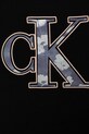 Παιδικό βαμβακερό μπλουζάκι Calvin Klein Jeans μαύρο IG0IG02975.9BYA