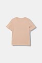 Детская хлопковая футболка Calvin Klein Jeans IG0IG02991.128.170.9BYA оранжевый AW25