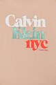 Девочка Детская хлопковая футболка Calvin Klein Jeans IG0IG02991.128.170.9BYA оранжевый