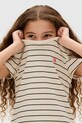 Дитяча бавовняна футболка Calvin Klein Jeans IG0IG02992.9BYA бежевий AW25