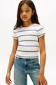 Tommy Hilfiger tricou copii imprimeu bej KG0KG08590.104.122.9BYA