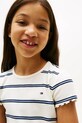 Fete Tommy Hilfiger tricou copii KG0KG08590.104.122.9BYA bej