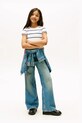 Tommy Hilfiger t-shirt dziecięcy beżowy KG0KG08590.104.122.9BYA