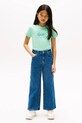 Девочка Футболка Tommy Hilfiger KG0KG08636.128.176.9BYA бирюзовый