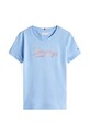 Tommy Hilfiger t-shirt bawełniany dziecięcy KG0KG08637.128.176.9BYA niebieski AW25