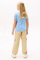 Tommy Hilfiger t-shirt bawełniany dziecięcy niebieski KG0KG08637.128.176.9BYA
