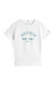 Tommy Hilfiger tricou de bumbac pentru copii KG0KG08813.9BYA alb AW25