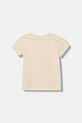 Guess t-shirt dziecięcy J4RI49.J1314.9BYA beżowy AW25