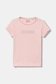Detské tričko Guess s elastanom ružová J4RI49.J1314.9BYA