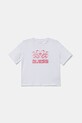 Guess t-shirt dziecięcy z elastanem biały J5YI02.K6YW4.9BYA
