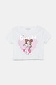 Guess t-shirt bawełniany dziecięcy z elastanem biały J5YI08.K6YW4.9BYA