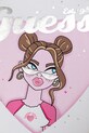 Dziewczynka Guess t-shirt bawełniany dziecięcy J5YI08.K6YW4.9BYA biały