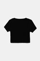 Детска памучна тениска Guess J5YI08.K6YW4.9BYA черен AW25