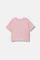 Guess t-shirt dziecięcy J5YI09.K6YW4.9BYA różowy AW25