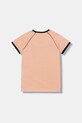 Guess t-shirt bawełniany dziecięcy J5YI21.K8HM4.9BYA pomarańczowy AW25