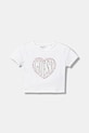 Детска тениска Guess еластичен бял J5YI22.K6YW4.9BYA