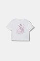 Guess t-shirt dziecięcy z elastanem biały J5YI31.K6YW4.9BYA