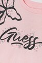 Dziewczynka Guess t-shirt bawełniany dziecięcy J5YI33.K8HM4.9BYA różowy
