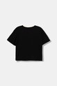 Guess t-shirt bawełniany dziecięcy J5YI44.I3Z14.9BYA czarny AW25