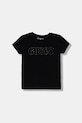 Guess t-shirt dziecięcy aplikacja czarny J5YI52.J1314.9BYA