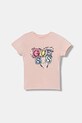 Guess t-shirt dziecięcy pozostałe różowy K5YI01.K6YW4.9BYA