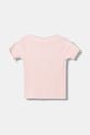 Guess t-shirt dziecięcy K5YI11.KCSQ4.9BYA różowy AW25