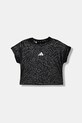 adidas tricou copii cu modele negru JM3912