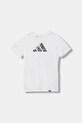 adidas tricou copii print alb JV5195