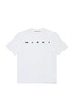 Marni tricou de bumbac pentru copii MT290F T-SHIRT print alb M01601