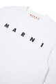 Fete Marni tricou de bumbac pentru copii MT290F T-SHIRT M01601 alb