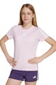 adidas tricou copii imprimeu roz JW5018