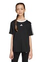 adidas tricou de bumbac pentru copii imprimeu negru JW8627