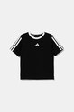 adidas gyerek pamut póló pamut fekete JW8627