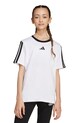 Детская хлопковая футболка adidas аппликация белый JW8628