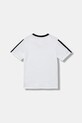 adidas t-shirt bawełniany dziecięcy JW8628 biały AW25