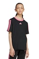 adidas t-shirt bawełniany dziecięcy aplikacja czarny JW8633