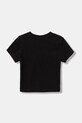 adidas t-shirt bawełniany dziecięcy KC5448 czarny AW25