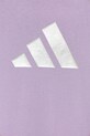 Dětské bavlněné tričko adidas fialová JV5263