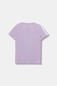 Dziewczynka adidas t-shirt dziecięcy JW5019 fioletowy