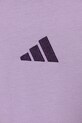 Dětské bavlněné tričko adidas fialová JY4975