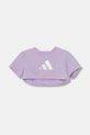 Dětské tričko adidas KB7296 fialová AW25