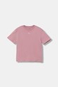 Puma t-shirt bawełniany dziecięcy ESS Boxy Tee G bawełna różowy 685131.