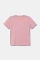 Puma t-shirt bawełniany dziecięcy ESS SCRIPT Tee G 685805 różowy AW25