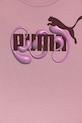 Момиче Детска памучна тениска Puma GRAPHIC No. 1 Logo Tee G 688497. розов