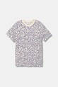 Puma t-shirt bawełniany dziecięcy TWEENERVERSE AOP Tee G wzorzyste fioletowy 688500