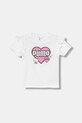 Παιδικό βαμβακερό μπλουζάκι Puma PUMA X HELLO KITTY & FRIENDS Ruffle Tee στάμπα λευκό 632386