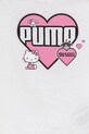 Κοριτσίστικα Παιδικό βαμβακερό μπλουζάκι Puma PUMA X HELLO KITTY & FRIENDS Ruffle Tee 632386 λευκό